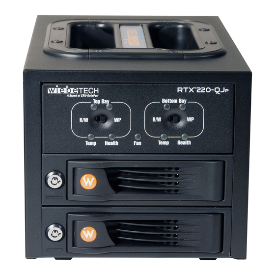 WiebeTech RTX220-QJp Quick Start Manual
