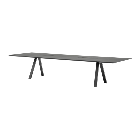Pedrali ARKI-TABLE ARK Instructions
