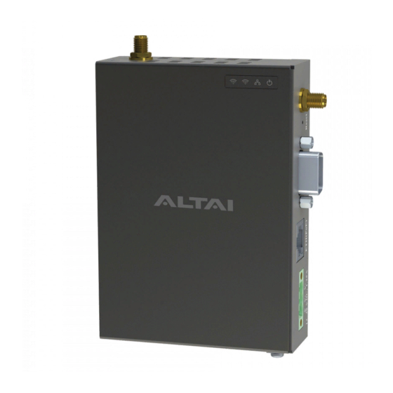 ALTAI VX200 Quick Setup Manual