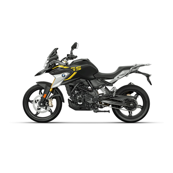 BMW Motorrad G 310 GS Rider's Manual