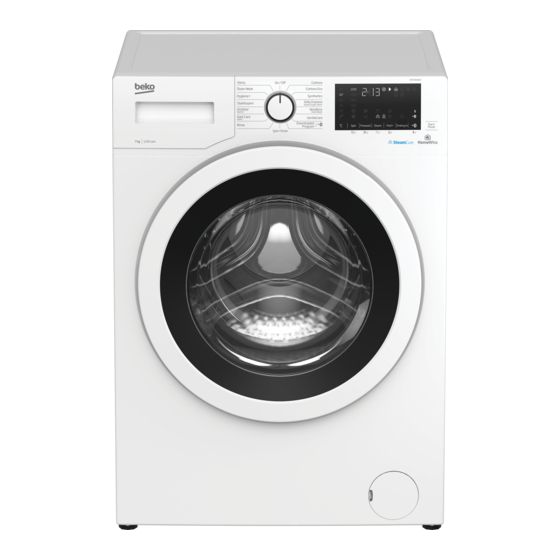User Manuals: Beko WTE7636X0 Washing Machine