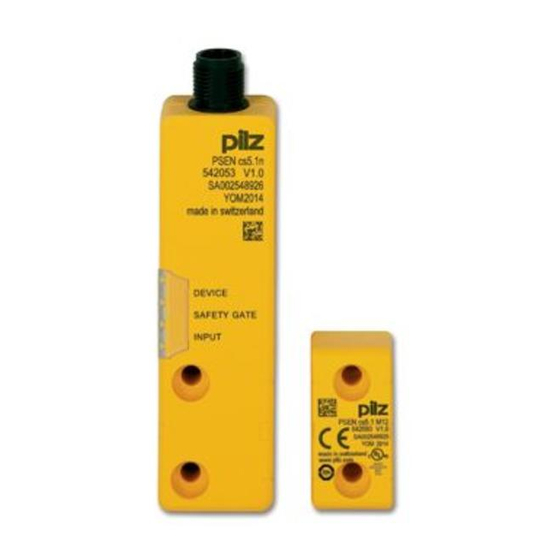 Pilz PSEN cs6.1 M12/8 Operating Manual