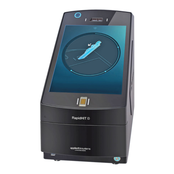 ThermoFisher Scientific Applied Biosystems RapidHIT ID System v1.3.1 User Manual