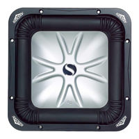 Kicker Solo-Baric S12L5 Owner's Manual