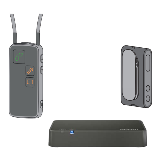 oticon ConnectLine Phone Adapter 2.0 Instructions For Use Manual