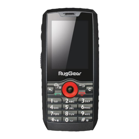 RugGear RG160 Short Manual