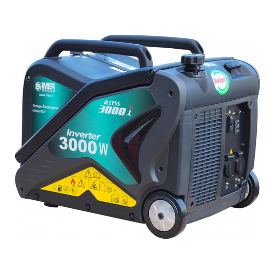 WORMS ACCESS 3000i Portable Generator Manuals