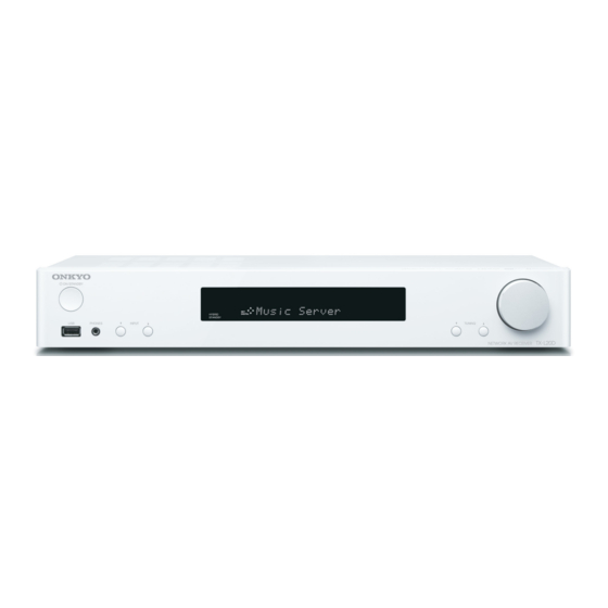 Onkyo TX-L20D Instruction Manual