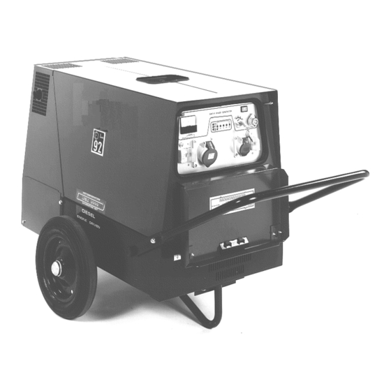 Thermadyne GenSet MG 10000 SS-K Manuals