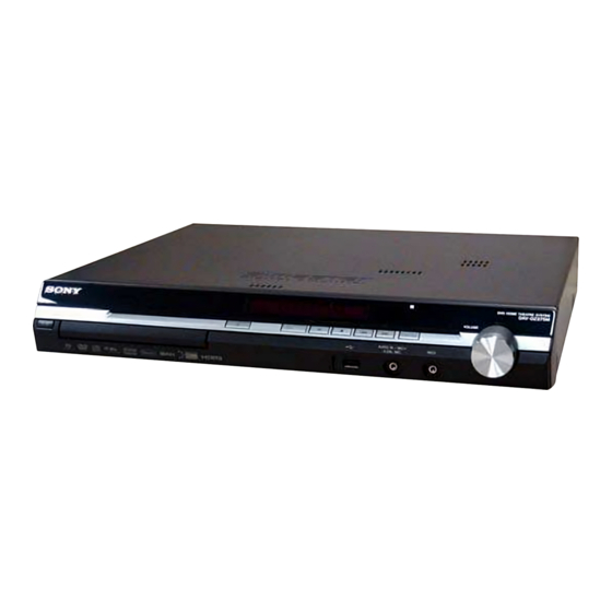Sony HCD-DZ275M Manuals