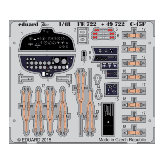 Eduard FE722 Manual
