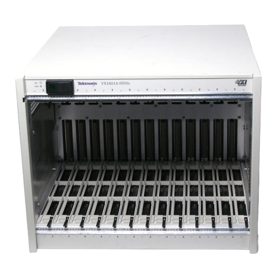 Tektronix IntelliFrame VX14 A Series Instruction Manual