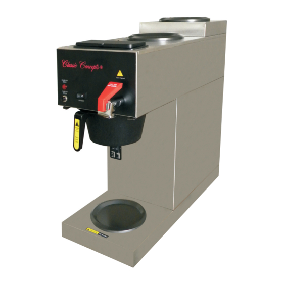 Classic Coffee Concepts MRC3AF Installation Manual