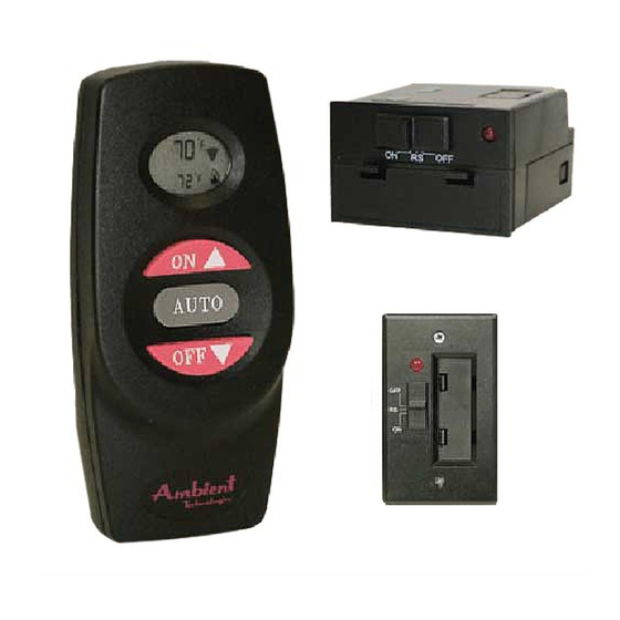 Ambient Technologies RCST Installation And Operating Instructions