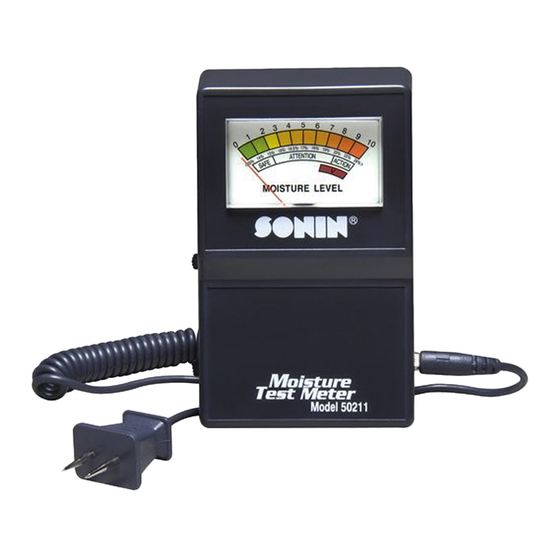 Sonin 50211 Reference Manual