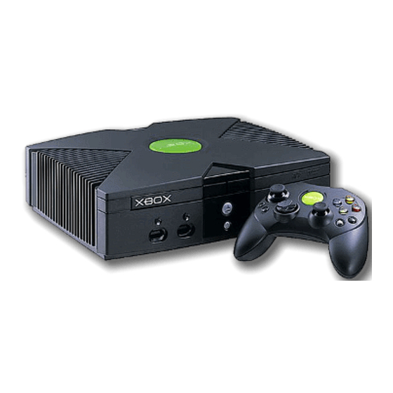 Microsoft Xbox Manual