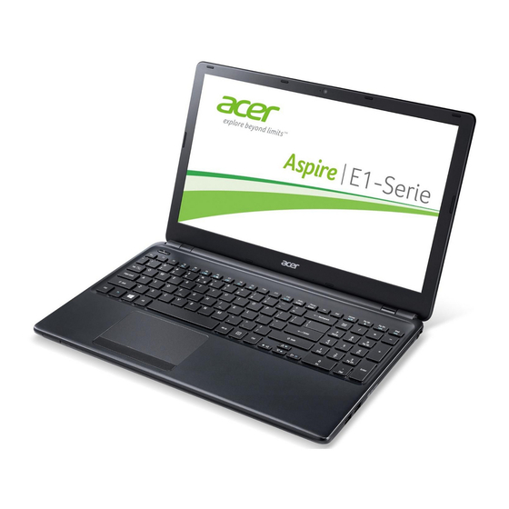 Acer Aspire E1-572 User Manual
