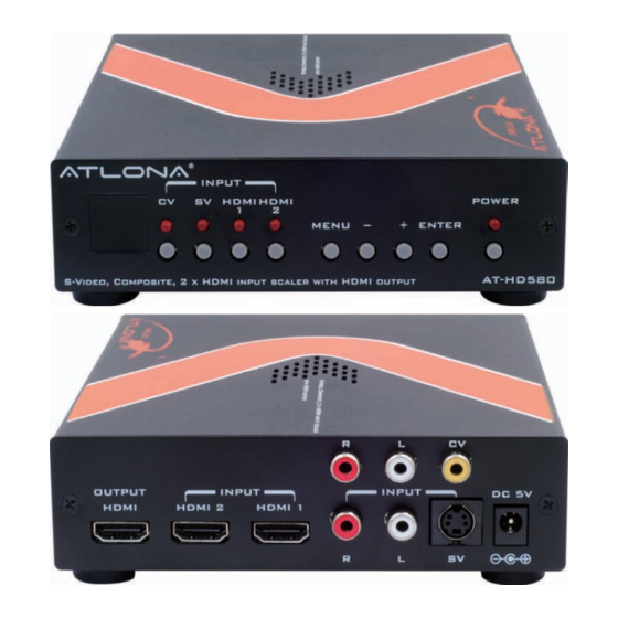 Atlona AT-HD580 User Manual