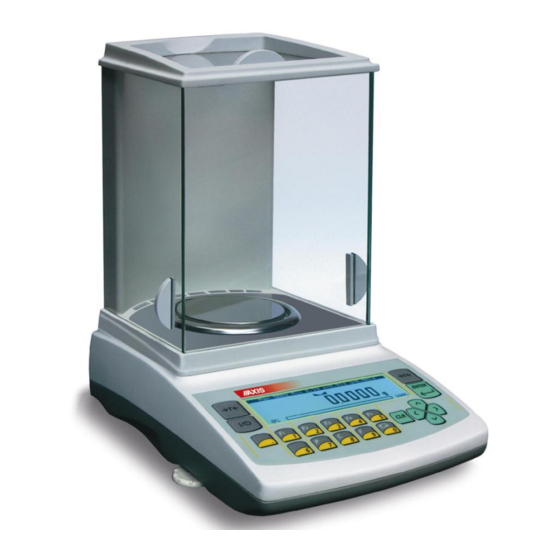 User Manuals: Axis AGN50 Electronic Balance Scale