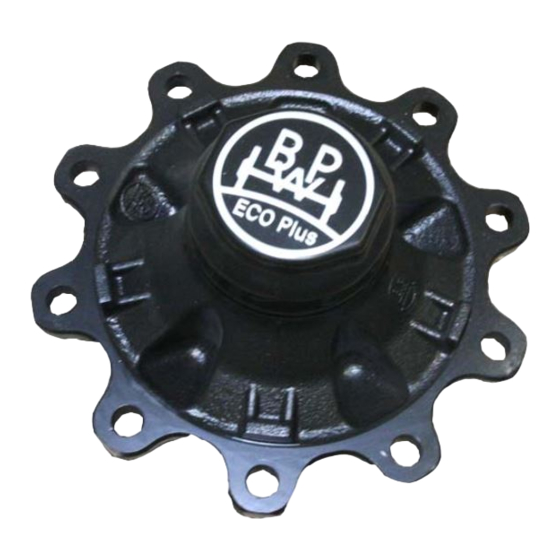BPW ECO Plus 2 Operating And Installation Instructions