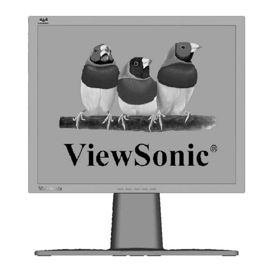 ViewSonic VP171b User Manual