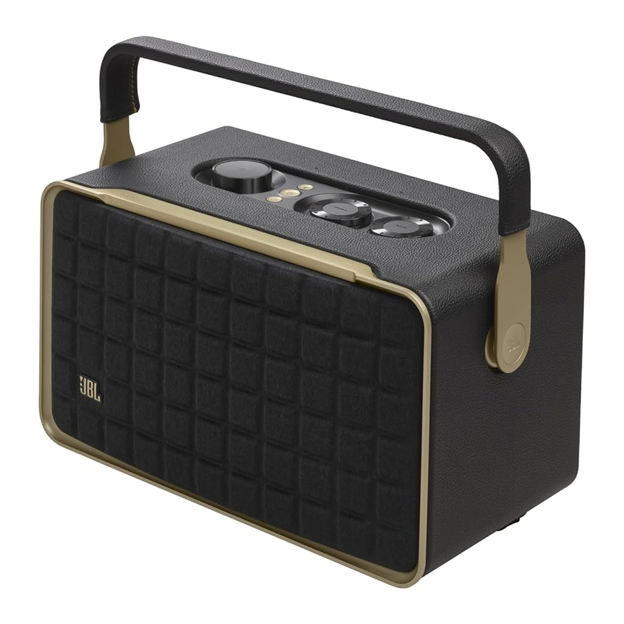 JBL Authentics 300 - Portable Smart Home Speaker with Wi-Fi Quick Start Guide