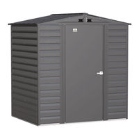 Arrow Storage Products SCG65SG Series Owner's Manual & Assembly Manual