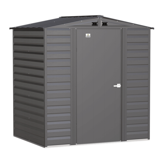 Arrow Storage Products MRDSCG65BG Owner's Manual & Assembly Manual