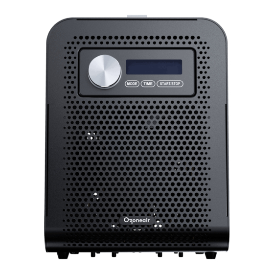 Ozoneair GO User Manual