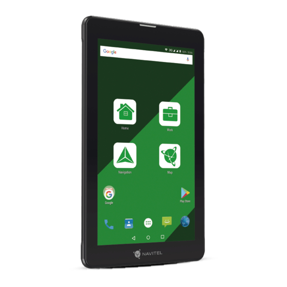 Navitel T700 3G PRO Android Tablet GPS Manuals
