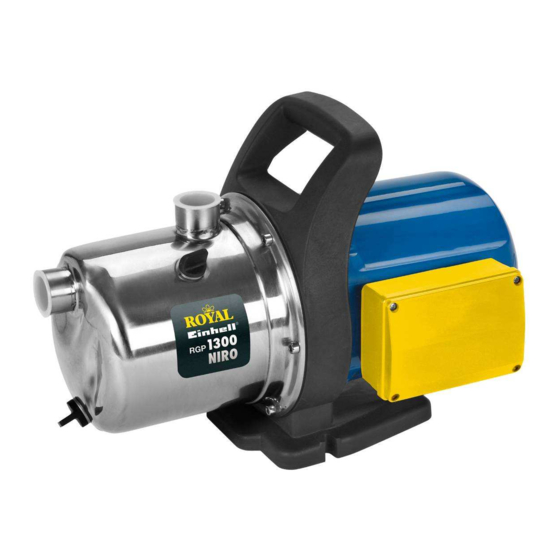 Einhell Royal RGP 1300 Niro Operating Instructions Manual
