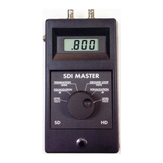 FM Systems SDI MASTER Manuals