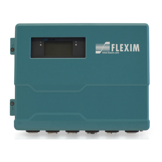 Flexim PIOX R721 Process Refractometer Manuals