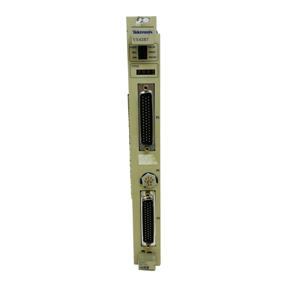 Tektronix VX4287 User Manual
