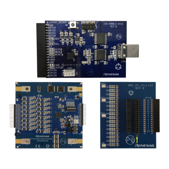 Renesas RTKA489206DK0000BU Manual