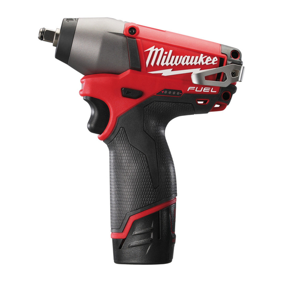 Milwaukee M12 CIW38 Original Instructions Manual