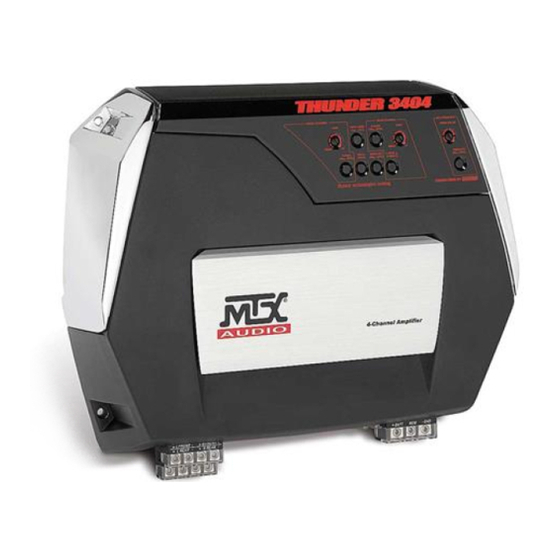 MTX Thunder TA High TA3404 Connection Manual