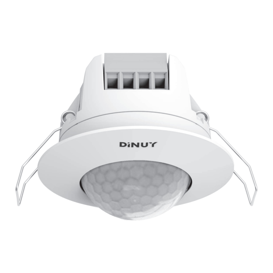 DINUY DM TEC 243 - Flush-Ceiling Mounted Movement Detector Manual