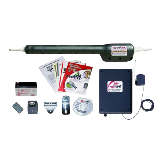 GTO Mighty Mule FM500 Installation Manual