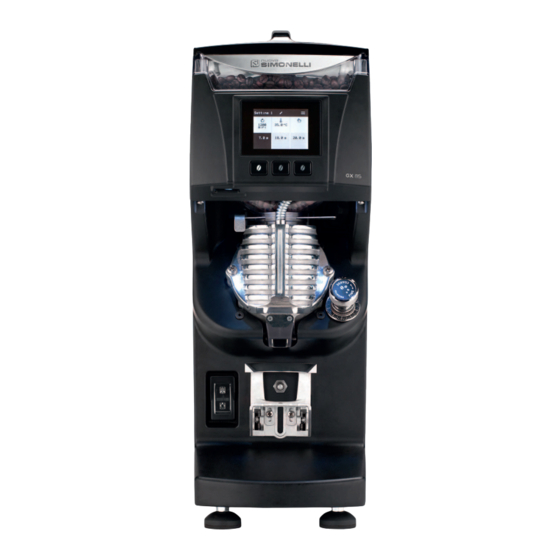 Simonelli Group GX 85 User Handbook Manual