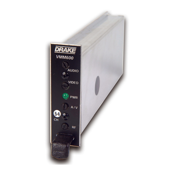 DRAKE VMM 600 Instruction Manual
