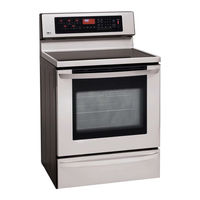 LG LRE30757SW - 30in Electric Range Specifications