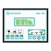 Datakom DKG-705 User Manual