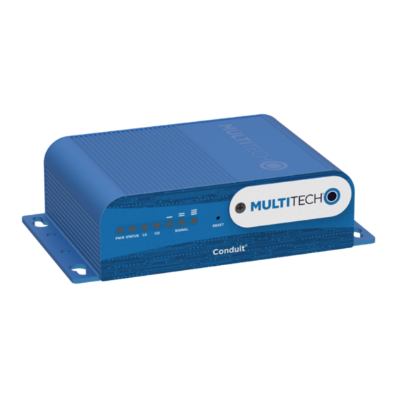 Multitech Conduit MTCDT-L4E1 Manuals