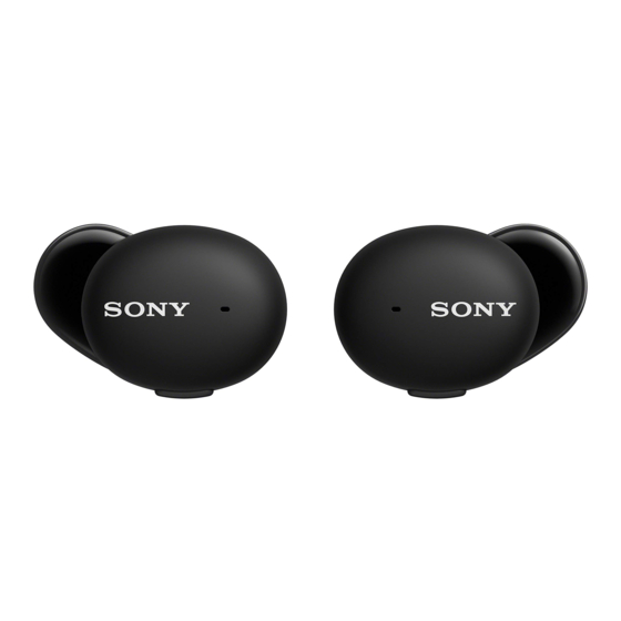 Sony h.ear in 3 Truly Wireless WF-H800 Manuals