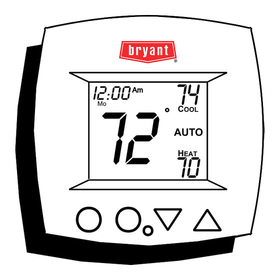Bryant TSTATBBPB501 User's Information Manual