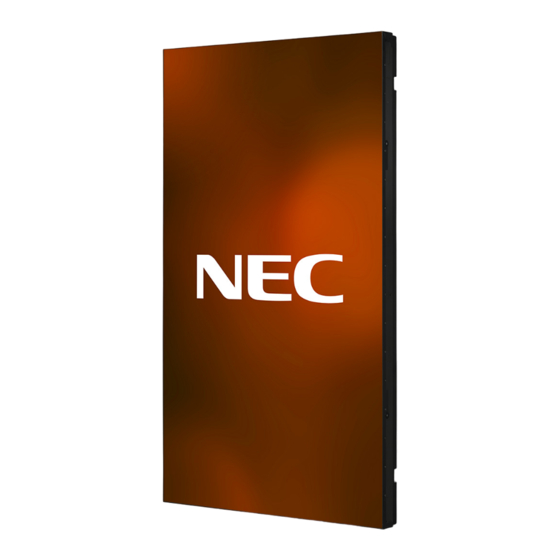 NEC MultiSync UX552 Manuals