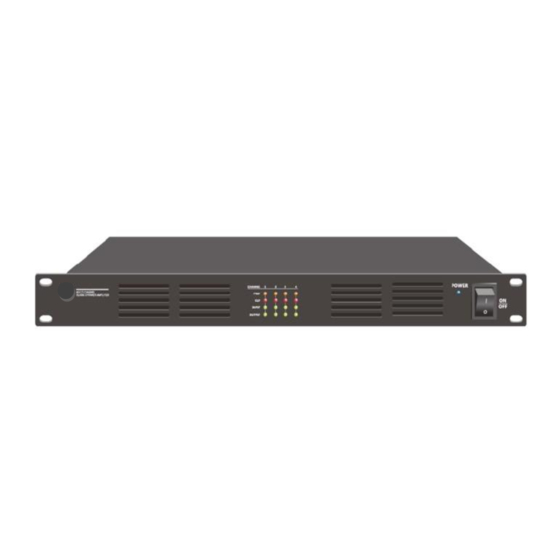 User Manuals: Turbo-x DA-4060 Digital Class-D Amplifier