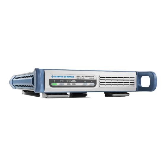 Emerson R&S SGT100A User Manual
