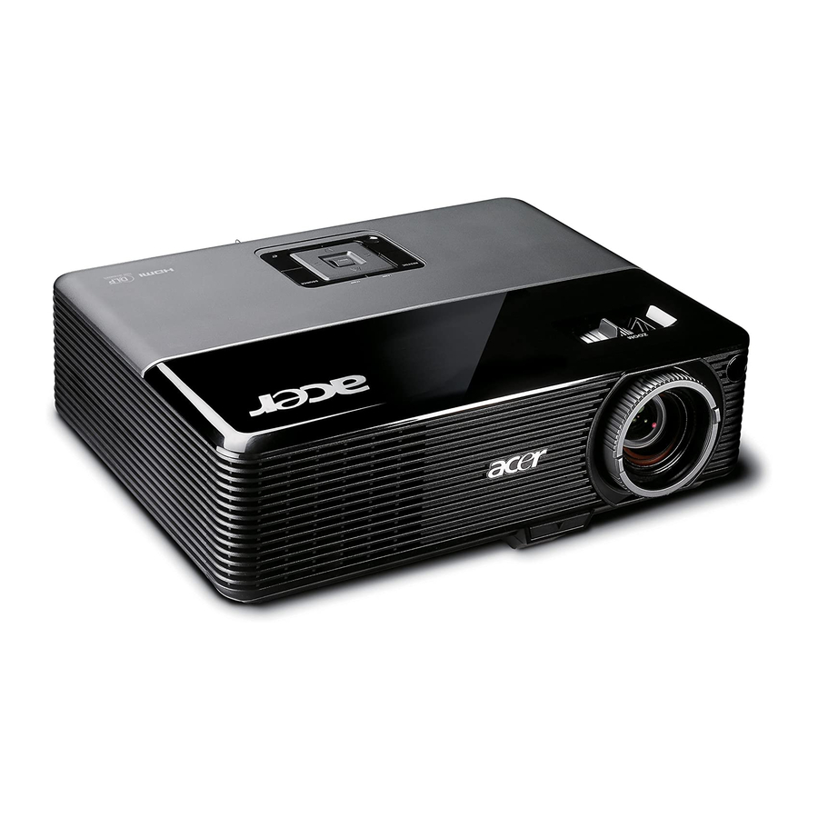 Acer P1166 Series User Manual